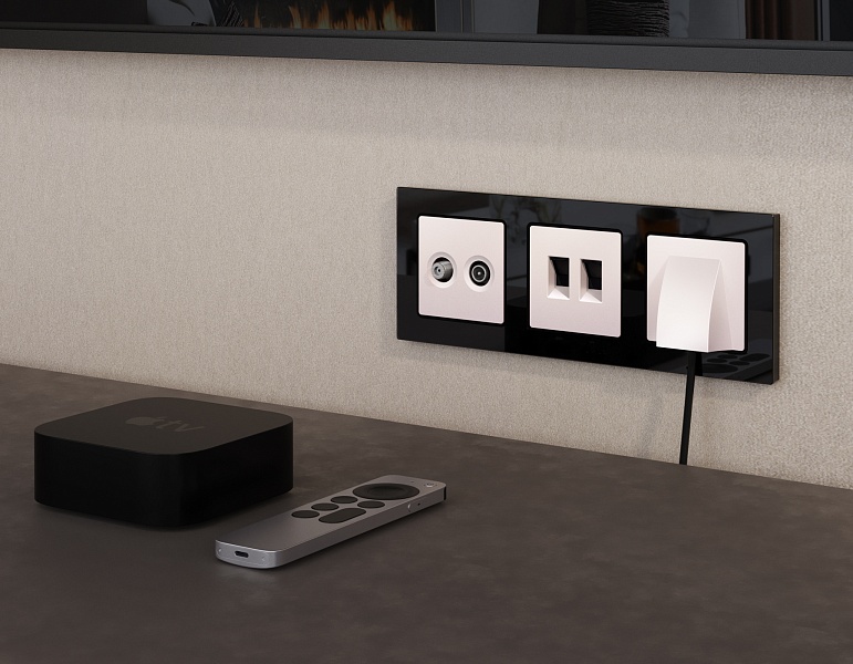 Комплект вывода кабеля с фиксатором Ambrella Volt ALFA MA215810