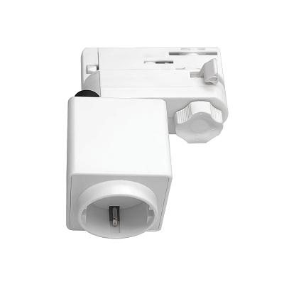 Адаптер для светильника с розеткой Shuko к треку 5030xx-R/5040xx-(F)/(R) Quattro Lightstar 594006-WS