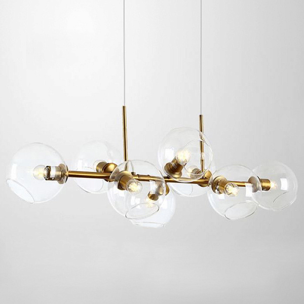 Люстра Staggered Glass Chandelier 8 Loft Concept 40.2211
