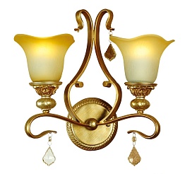 SL106.301.02 — Бра ST Luce, 2 плафона, бежевый, бронза