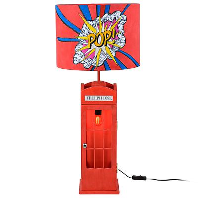 Настольная лампа Red Phone Booth Pop Lamp