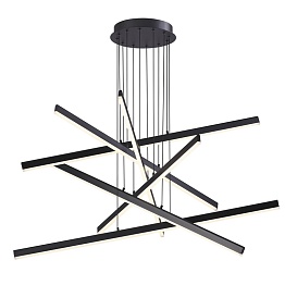 Люстра Rolf Six Black Lines Chandelier