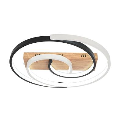 Потолочный светильник Escada 10265/1 LED*67W Black/Wood