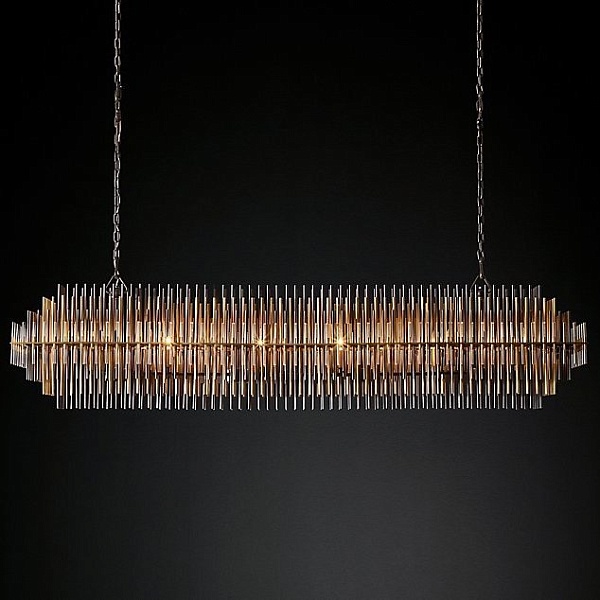 Люстра Restoration Hardware Emile Linear Chandelier | длина 100 см