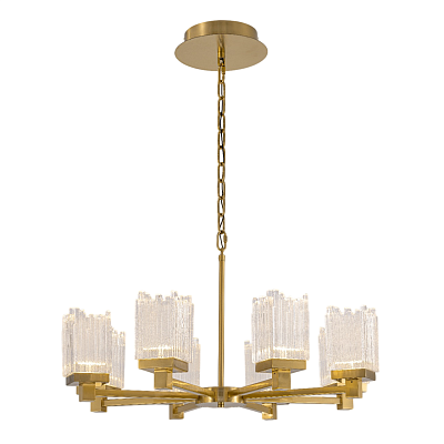 Подвесной светильник MD25020403-8A2 Satin gold, LED/39.8W, 3000K dimmable Delight Collection