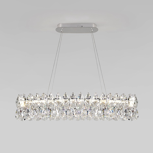 Подвесная светодиодная люстра с хрусталем 90372/1 Strotskis Bogates