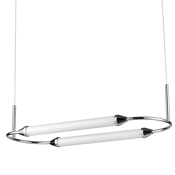 Подвесной светильник CIRQUE Pendant Ellipse Horizontal Chrome