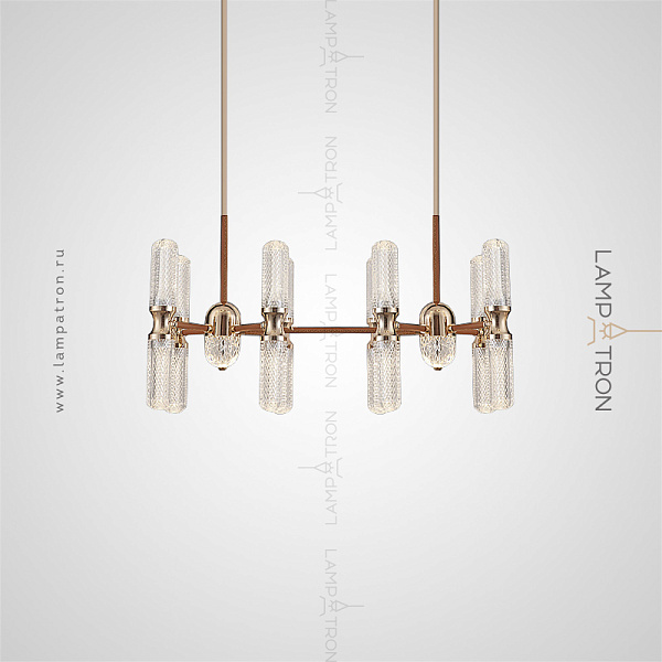Серия реечных светильников с рельефными плафонами цилиндрической формы Lampatron CAMILLA LONG
