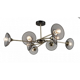 Люстра потолочная 8*Е27 IMEX MD.5700-8-S-AB+BK