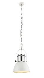 Подвес GLOBO 15281, хром, белый, E27, 1x40W