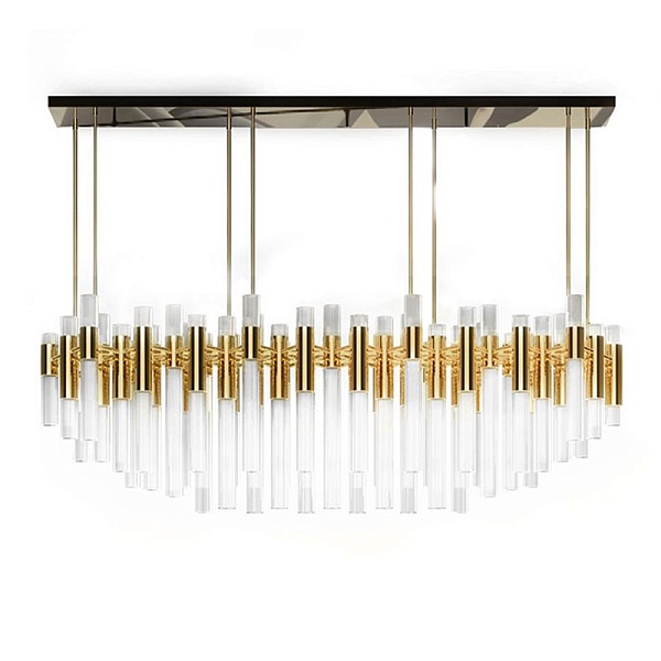 Люстра Luxxu Waterfall Rectangular suspension | Длина 87 см