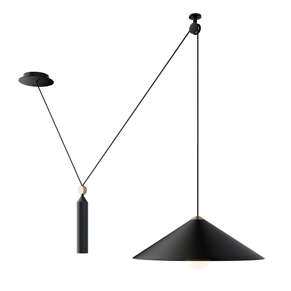 Подвесной светильник Maytoni Pendant Peso P080PL-01B