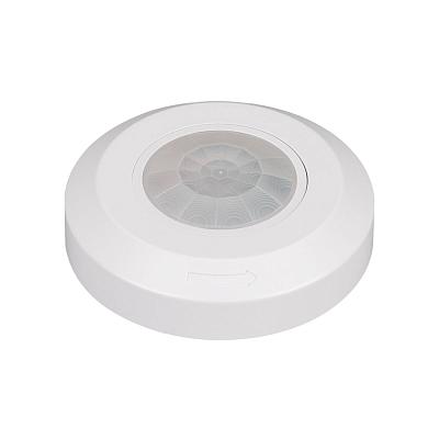 Датчик движения Arlight PRIME-PIR-SURFACE-R76-100W (белый, 230V, 0.87A, SLIM) (IP20 Пластик) 031845(