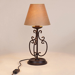 L15031.37 — Настольная лампа L'Arte Luce Capri, 1 плафон, коричневый, бежевый
