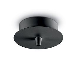 Потолочная чаша Ideal Lux ROSONE METALLO 1 LUCE ROUND NERO