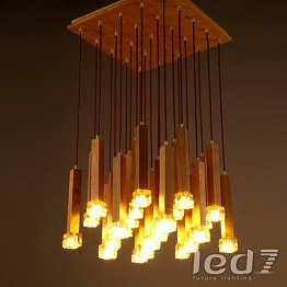 Светильник LED7 Future Lighting Wood Design - Stickz Chandelier 2