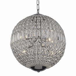 Люстра RH 19th c. Casbah Crystal Chrome | Д60 х В73 см