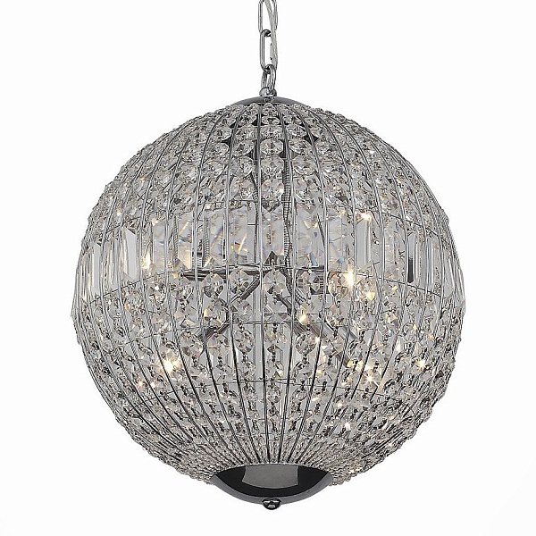 Люстра RH 19th c. Casbah Crystal Chrome | Д60 х В73 см