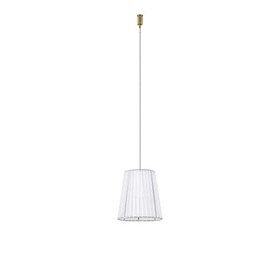 Абажур из органзы белый CASCATA трос 1200 мм Shade support kit DL20751White Brass