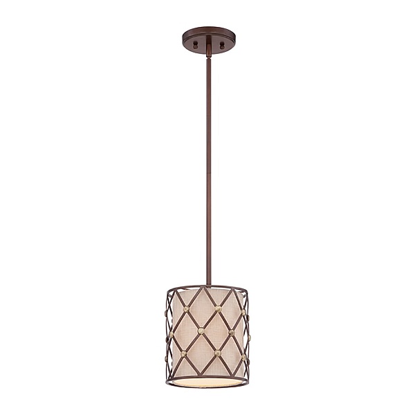 Светильник подвесной Quoizel Brown Lattice QZ-BROWN-LATTICE-P-S