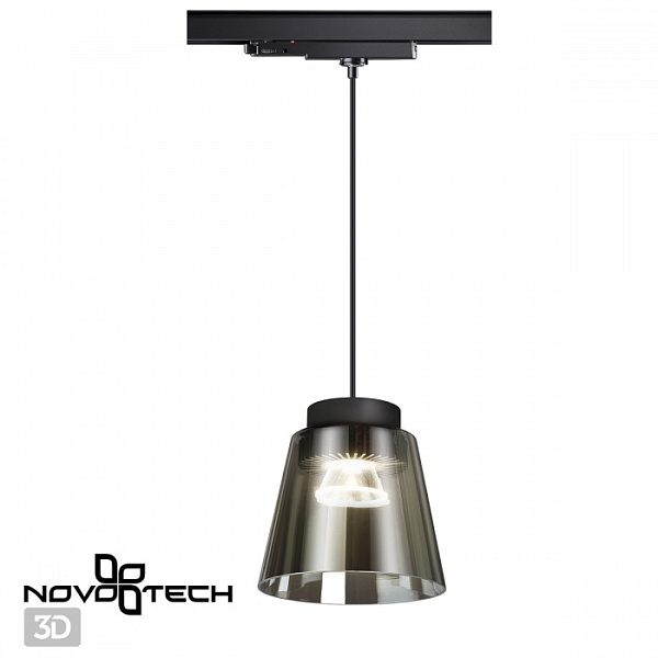 Трехфазный трековый светодиодный светильник, длина провода 1м Novotech Artik Port 358642