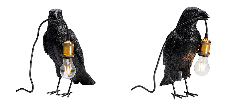 Настольная лампа Ворона Black Crow 43.954-1