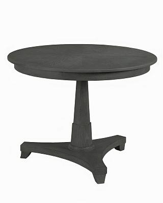Чёрный обеденный стол из дуба "Парма" LouvreHome LHFDT1197HLN black oak
