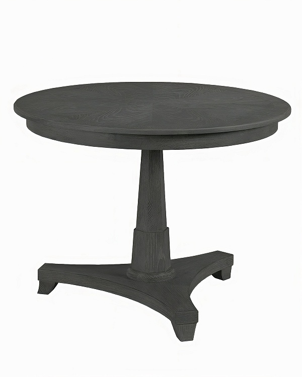 Чёрный обеденный стол из дуба "Парма" LouvreHome LHFDT1197HLN black oak