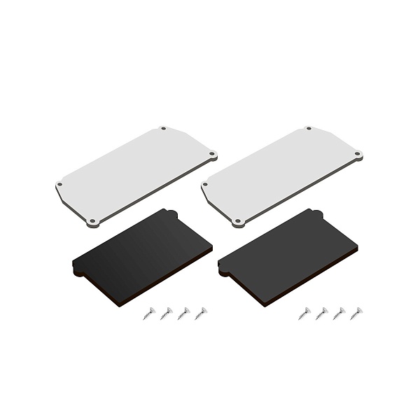 Комплект торцевых заглушек для профиля Flod Denkirs DK5852-BK