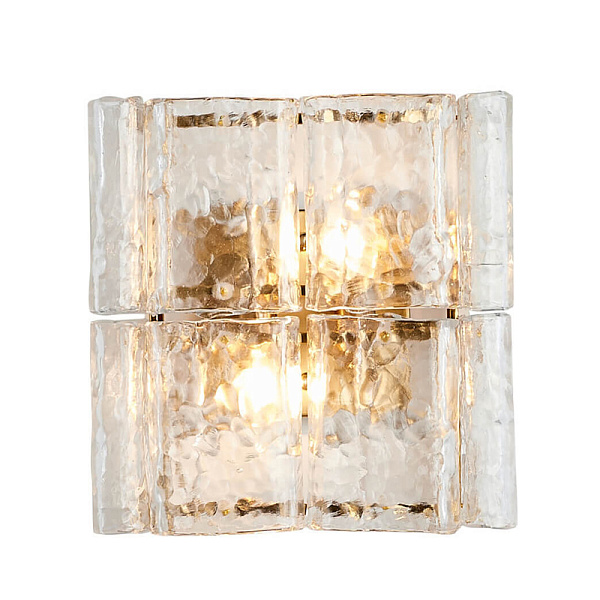 Бра Textured Glass Chandelier bronze 44.988-1 Loft-Concept