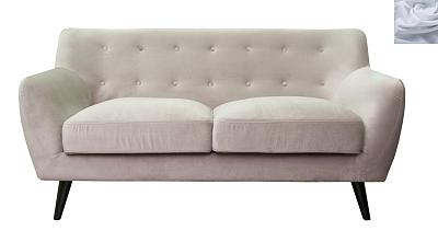 Мягкий прямой диван Albert 7 серый MAK interior KS-108-2-grey