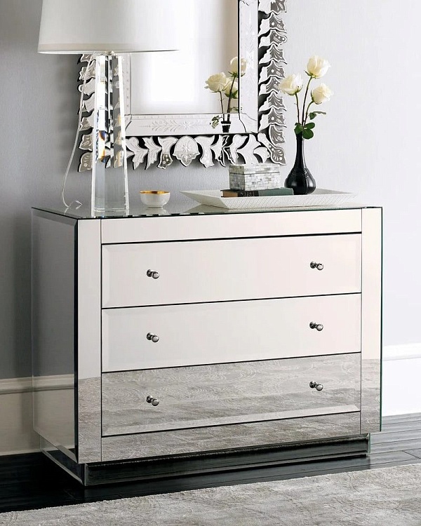 Зеркальный комод "Мишель" LouvreHome LHFCH151RJ
