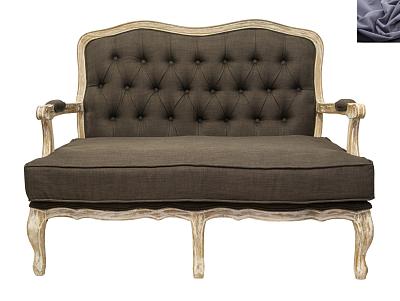 Прямой диван модерн Yareli Brown V2 серый MAK interior YF-1844-B-dark-grey