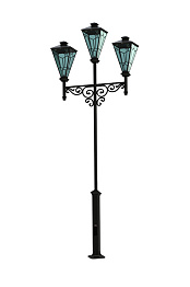 Русские фонари Murabelle парковый светильник (трехголовый) 550-43/b-50