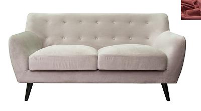 Прямой диван мягкий Albert 5 красный MAK interior KS-108-2-red