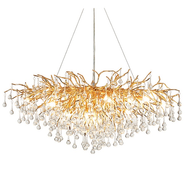 Люстра Droplet Chandelier circle | Диаметр 65 см, высота 40 см