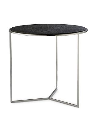 Серый приставной столик "Гвен" LouvreHome LHFST092CS/DPO light charcoal