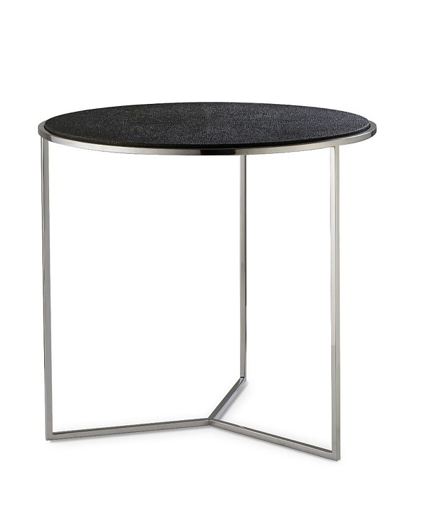 Серый приставной столик "Гвен" LouvreHome LHFST092CS/DPO light charcoal