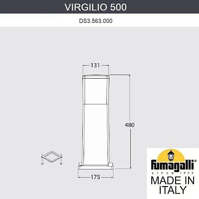 Ландшафтный фонарь FUMAGALLI VIRGILIO 500 DS3.563.000.WYF1R
