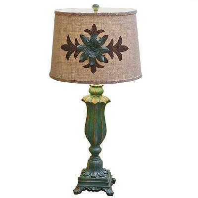 Настольная лампа Cross Ornament Provence table lamp | Д25 х В54 см