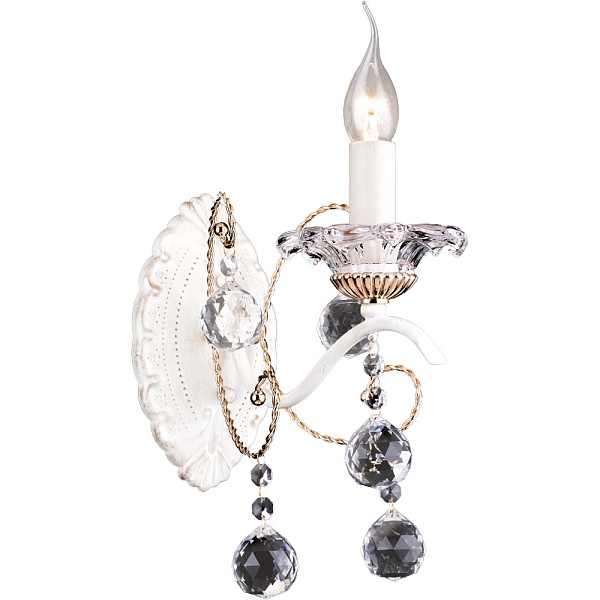 Бра хрустальное Arte Lamp Amboise A2078AP-1WG