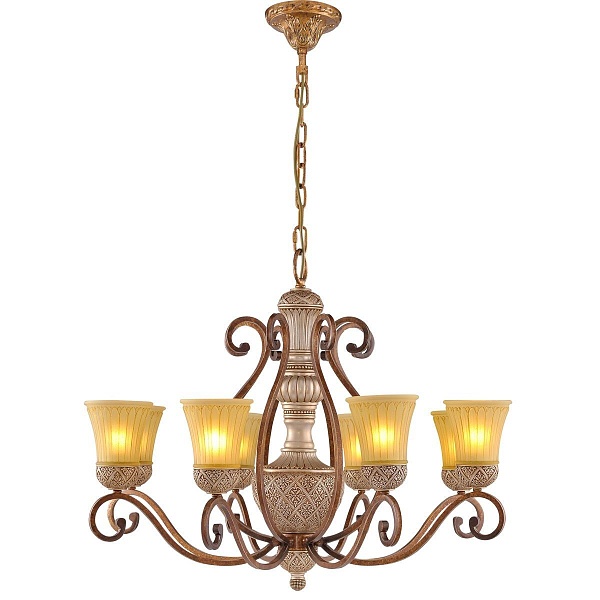 SL112.303.08 — Люстра подвесная ST Luce, 8 плафонов, бежевый, бронза