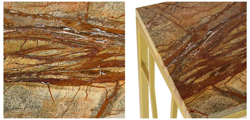 Консоль Rovigo Console коричневый мрамор 11.170