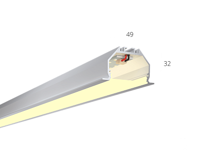 Линейный светильник LINE 4932 IN (Anod/3000mm/LT70 — 3K/62W)