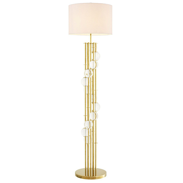 Торшер Eichholtz Floor Lamp Lorenzo Gold & white