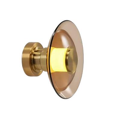Настенно-потолочный светильник 8665W/S gold/amber Delight Collection