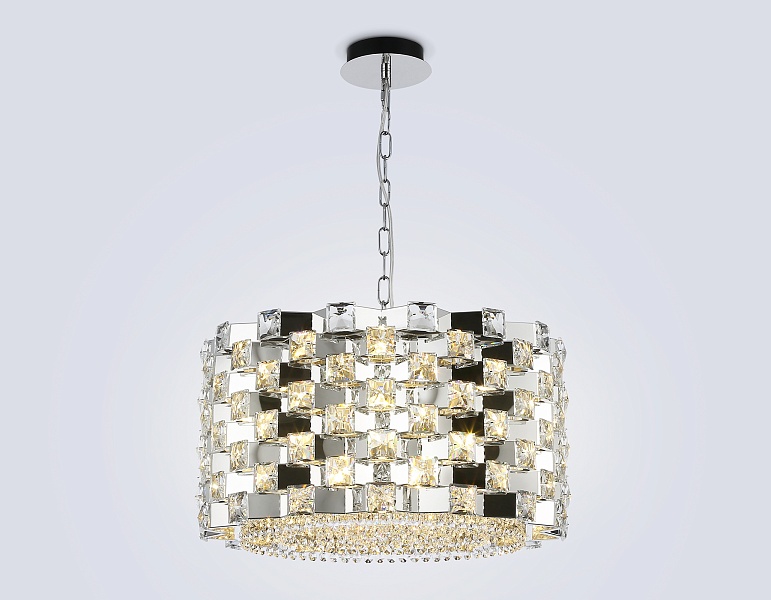 Подвесная люстра с хрусталем Ambrella Light LH41001