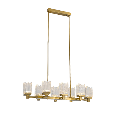 Подвесной светильник MD25020403-8B2 Satin gold, LED/39.8W, 3000K dimmable Delight Collection