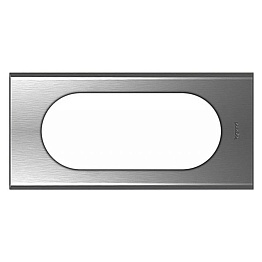 Рамка 4/5-модульная Legrand Celiane фактурная сталь 069105