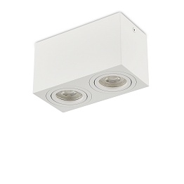 Накладной светодиодный светильник, GU10, L160xW80хH90мм, IP20, белый, без лампы Donolux DL18613SQ2W